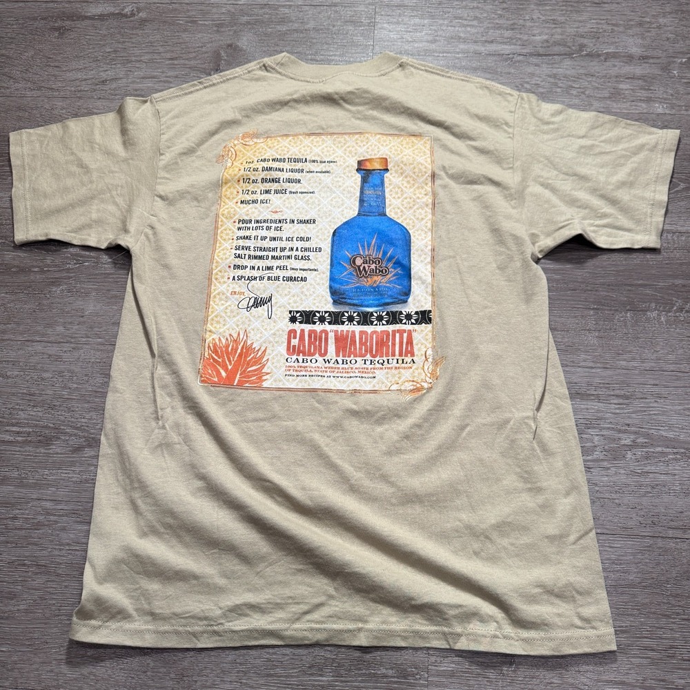 Vintage Cabo San Lucas Shirt Mens Large Cabo Waborita Graphic Tee Casual Adult